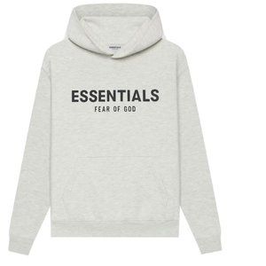 Fear of God Essentials Kids Pull-Over Hoodie Oatmeal Heather / Light Heather Oat